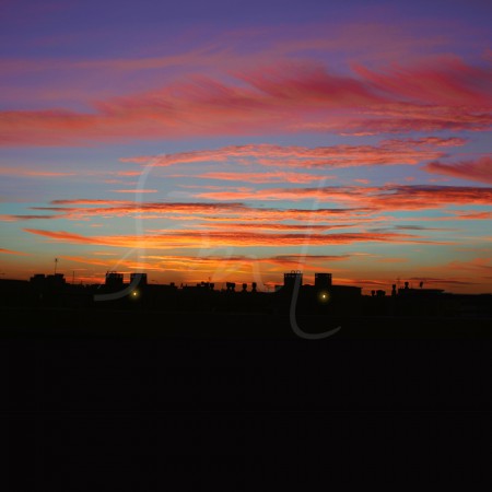 Atardecer en Madrid